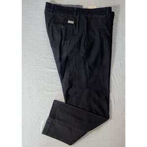 Hugo Boss Sport 'Jack' Texture Striped Flat Front Chino Pants. 35S, 35X30.5. GUC